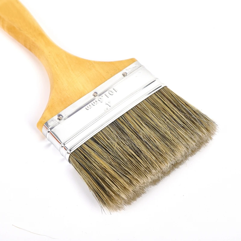 Factory Popular Paint Brush With Wooden Handle Painting Brushes Volume Excellent With Low Price