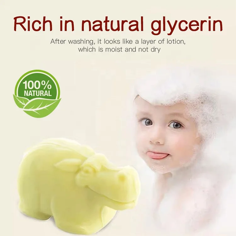Hot sale customized cute animal shape cartoon soap tortoise hippo duck elephant bar manufacture handmade organic soap