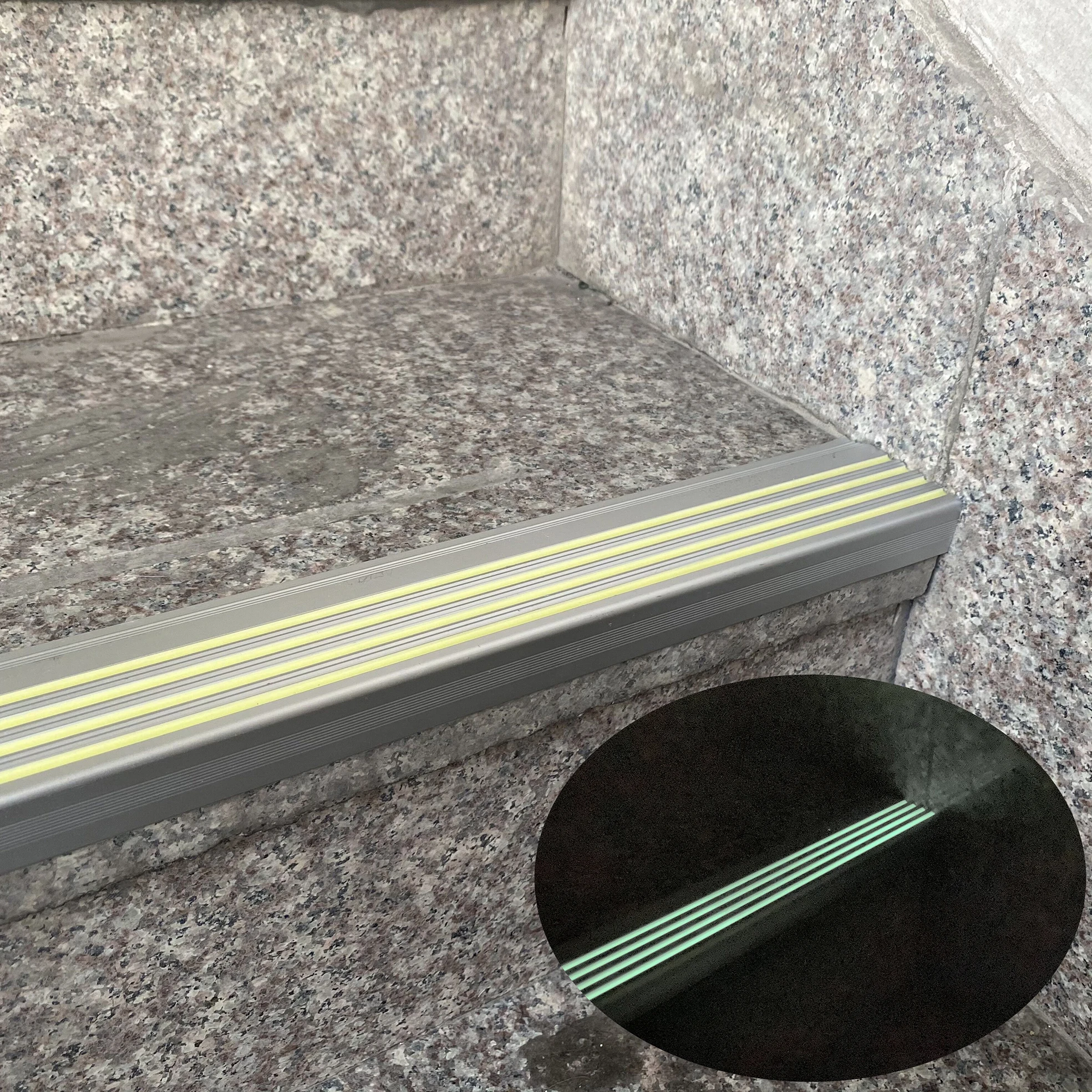 Hot Sale Cheap Stair Nosing Price Photoluminescent Anti-slip Stair Nosing For Stair Edge Protection