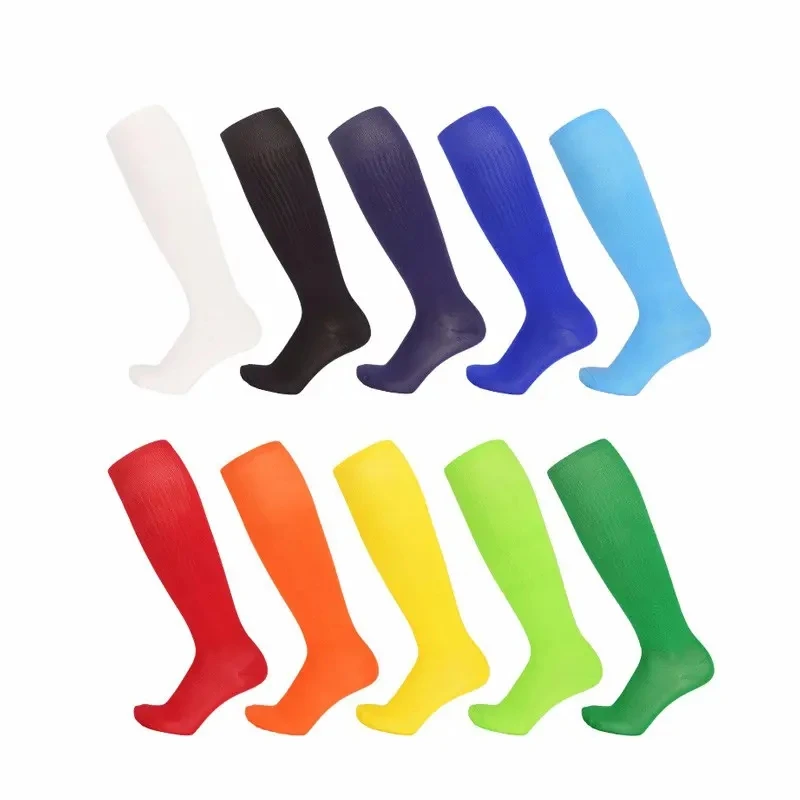 Profession custom athletic plain socks nylon soccer sports compression blank socks