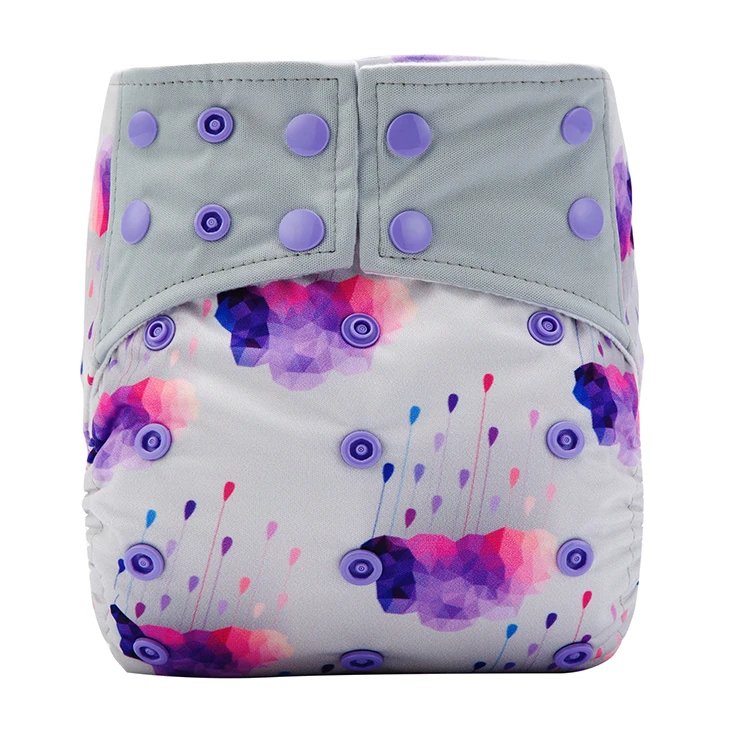 Ananbaby Custom Washable Reusable Baby Cloth Diaper For Babies  Aio Cloth Diapers For Sale