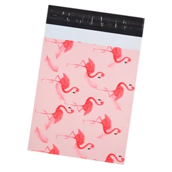 hot sales online seller for pink polka dot plastic parcels postal mailing bag