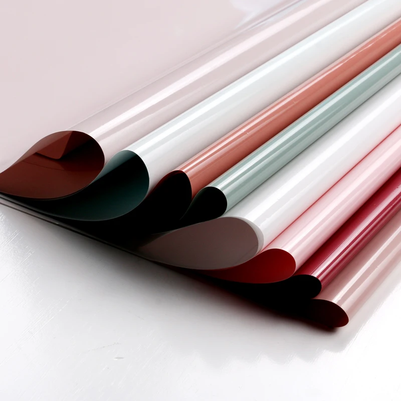 Bright Matt Florist Supplies Decorative Fresh Flower Rolling Colorful Gift Packaging Paper