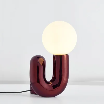 Simple Modern Resin Standing Lamp Light Nordic Living Room Bedroom Designer Exhibition Hall Hotel Restaurant Table Lamp