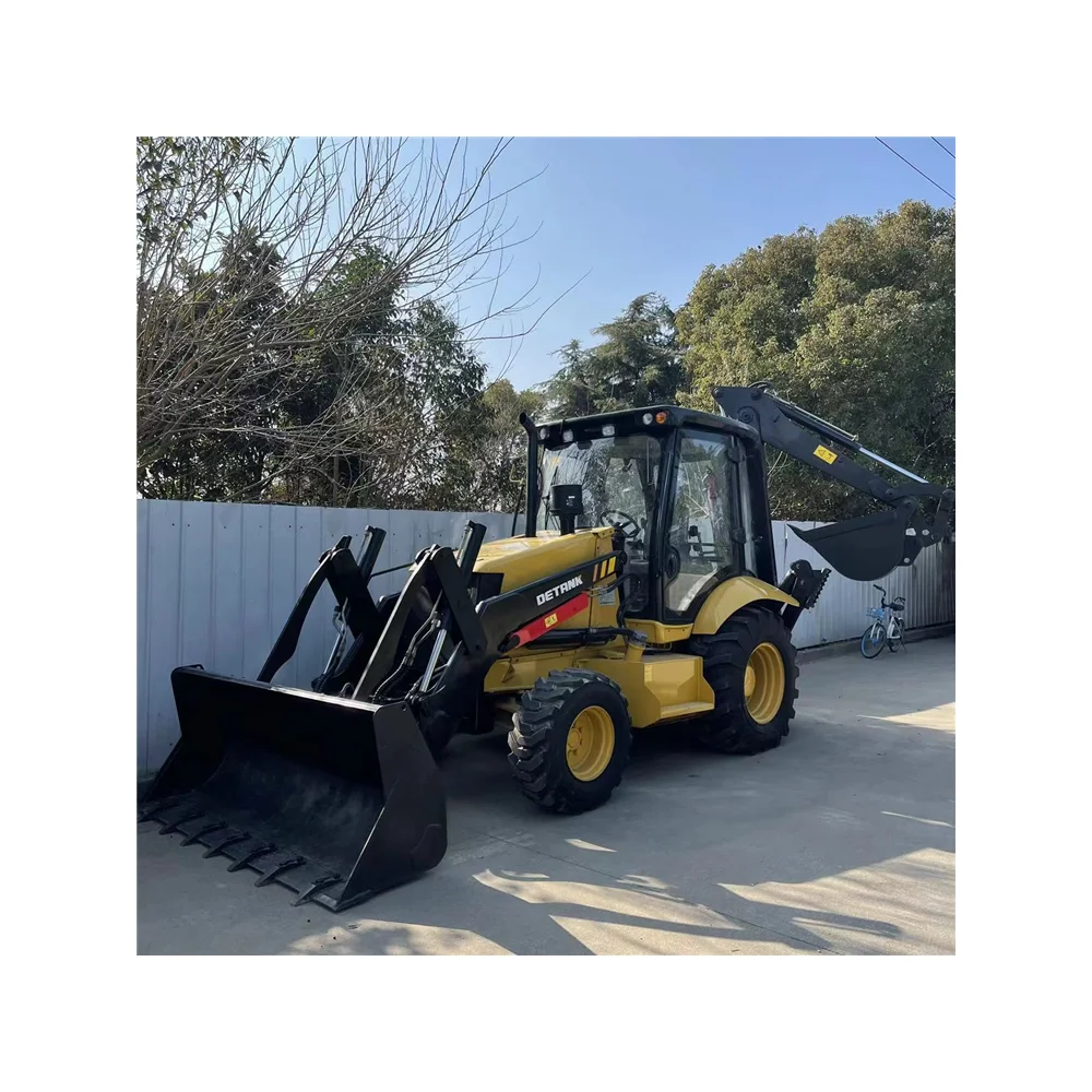 DEL350 Hot Sale Mini Small Tractor with Front End Loader and Backhoe Max UNIQUE Diesel Travel Back hoe loader