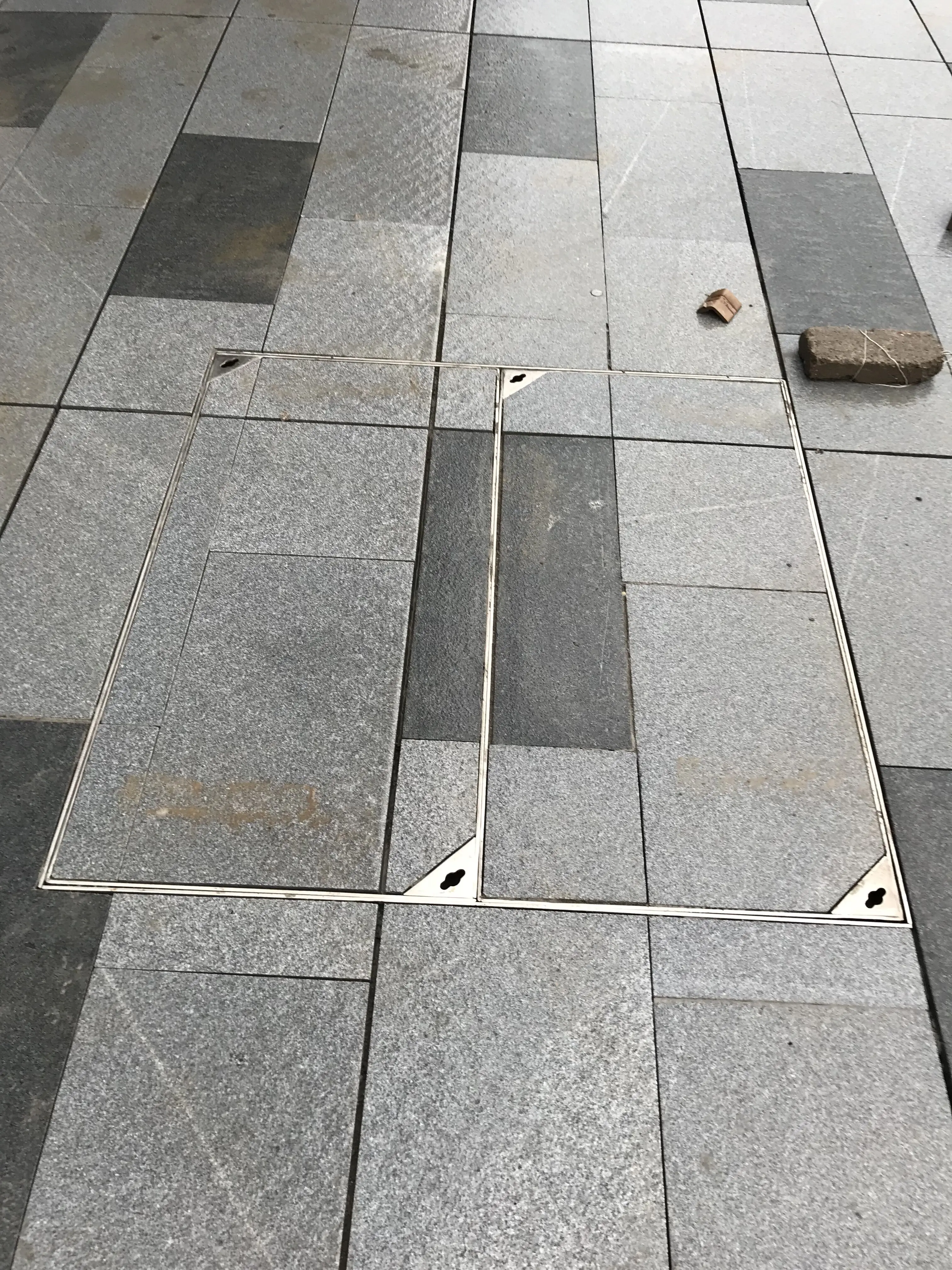 2021 производители продают вогнутую квадратную круглую крышку люка, дорожное украшение, крышка люка из нержавеющей стали