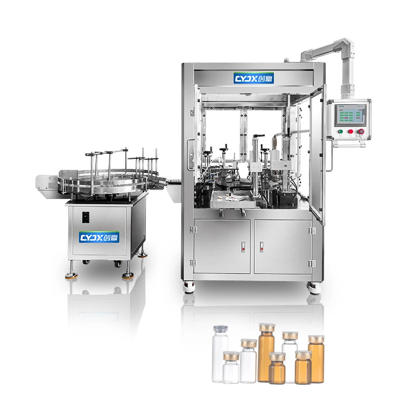 CYJX Glass Bottle Ampul Wire Drawing Machine Aseptic Flowing Liquid Ampoule Filling Machine