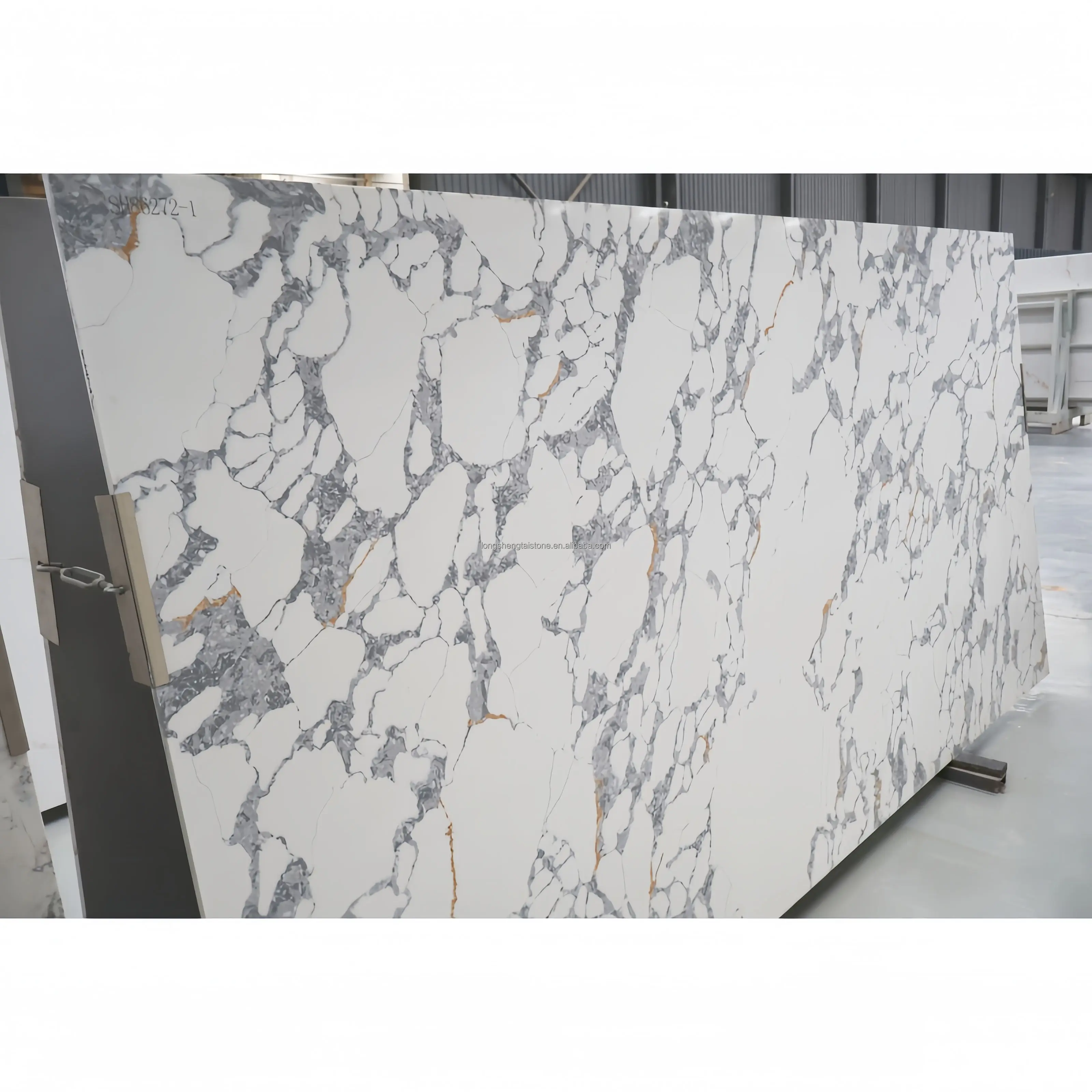Quality Choice Premium Marble Vein Quartz Slab for Stylish Backsplashes and Contemporary Interiors