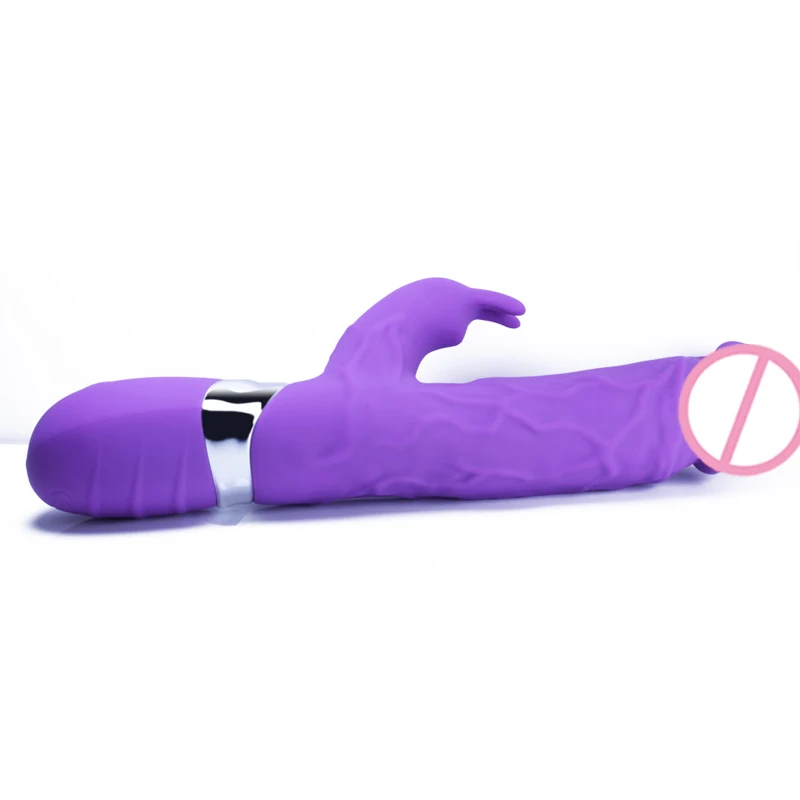 Amazon hot sex toys 7 frequency vibrating huge g-spot rabbit vibrator dildo for women