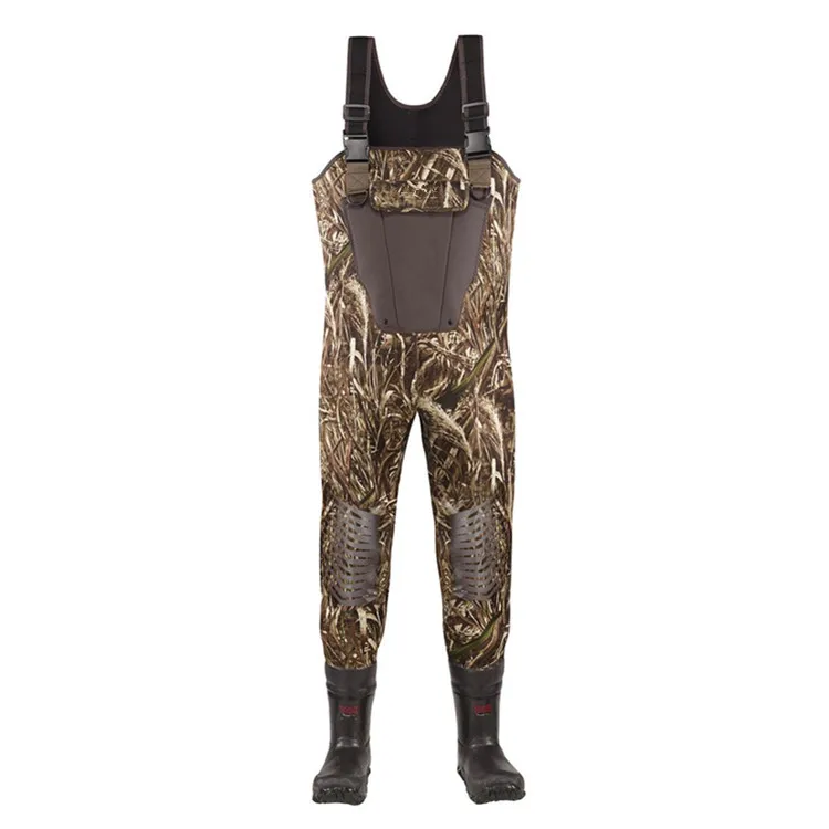 Лидер продаж, мужские профессиональные нагрудные водонепроницаемые рыболовные сапоги из неопрена