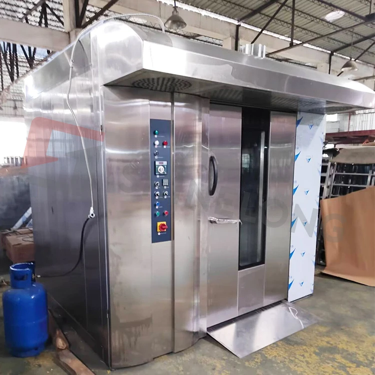 Industrial Rotary Oven Bread Baking Commercial Bread Cookie 32 Trays Rack Rotary Oven For Bakery