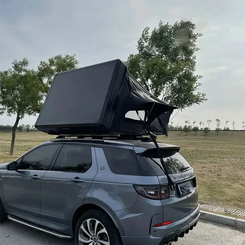 Новая индивидуальная палатка на крыше автомобиля алюминиевая открытая боковая жесткая крыша для кемпинга