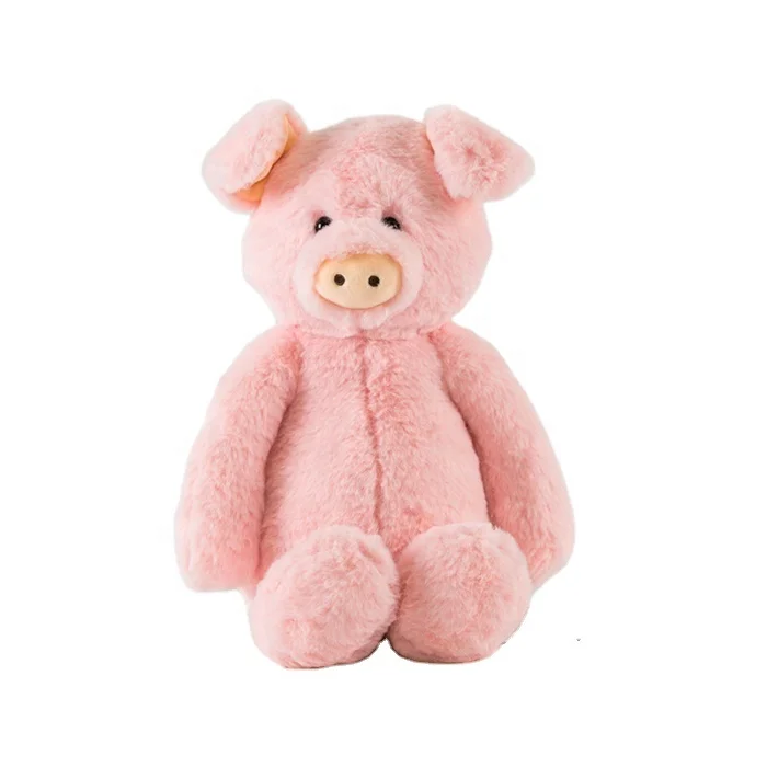 Super soft plush lovely animal plush pig toy stuffed plush pink pig soft toy for children