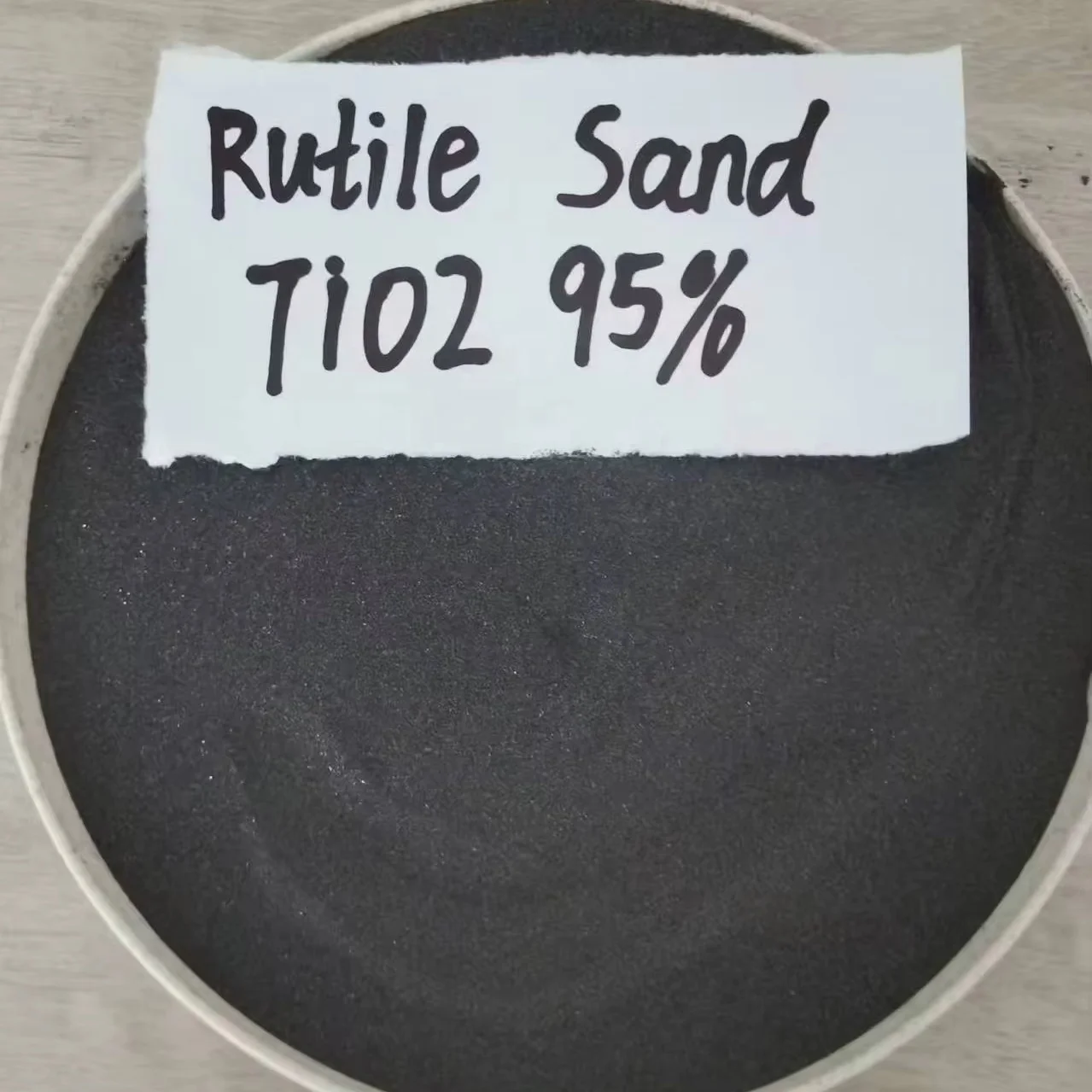 China big factory Rutile Sand/Calcined Rutile Sand TiO2 95%,94%,90% for Welding Rod/welding wire