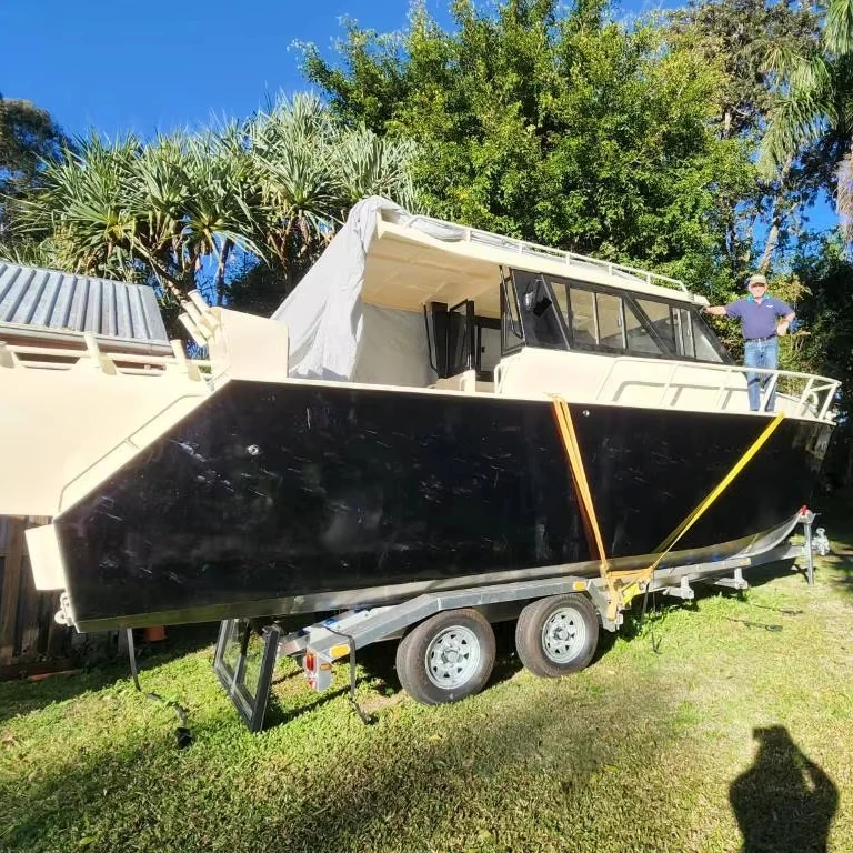 Sea King Boat 26ft Speed Rowing Sailing Yacht Luxury Outboard Powered Catamaran Aluminium Fishing Boats