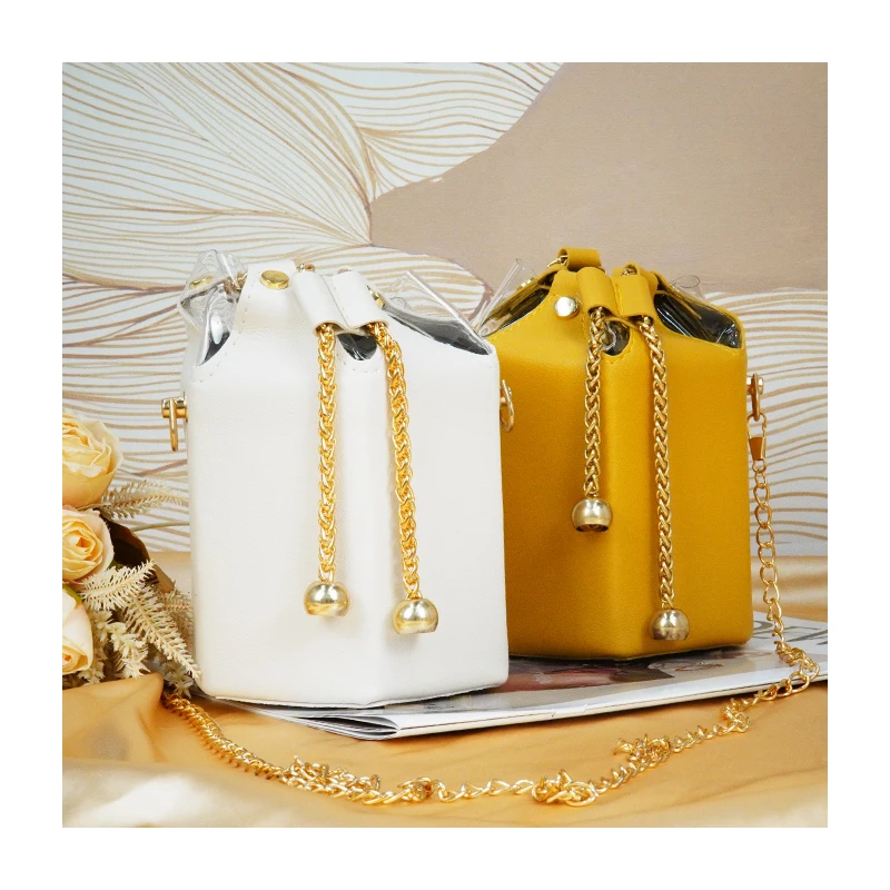 
2021 Women PU Leather Summer New Print Small Cute Kid Handbag Chains Mini Shoulder Purse Girl Messenger Crossbody Bag 