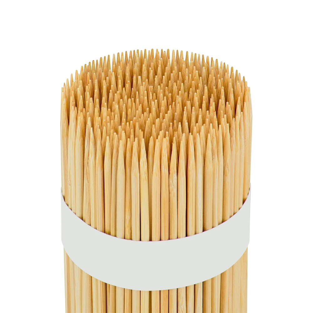 Оптовая продажа, бамбуковые шпажки 60 см, мясовые Шпажки для барбекю