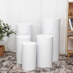 Round Pink round Wedding Table Stand clear Acrylic Cylinder 70cm diameter display riser