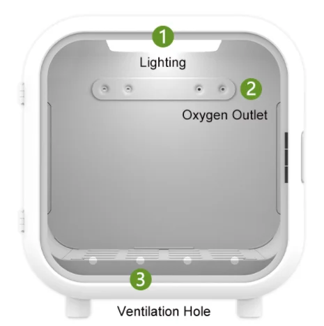 Cheap chinese manufacturer pet oxygen therapy vet icu pet dog cat oxygen cage
