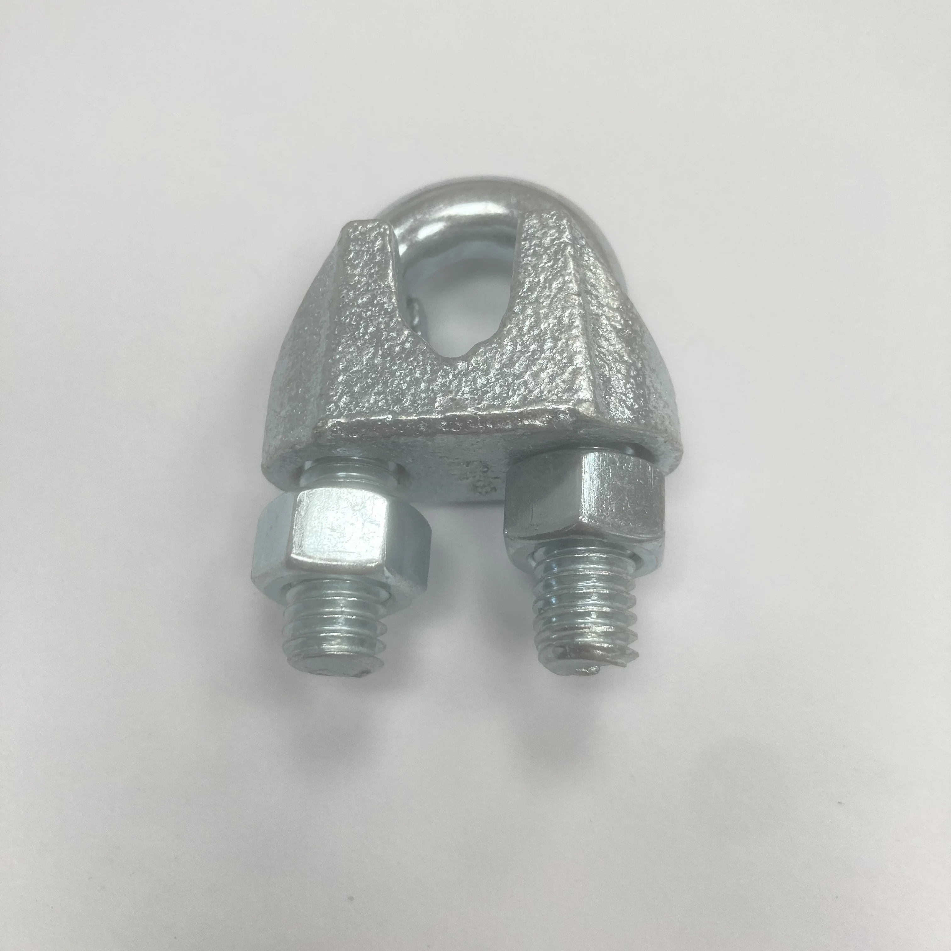 US Type Malleable Galvanized Cable Clamp with Zinc Plated Nut Steel Rigging Wire Rope Clip for Sling