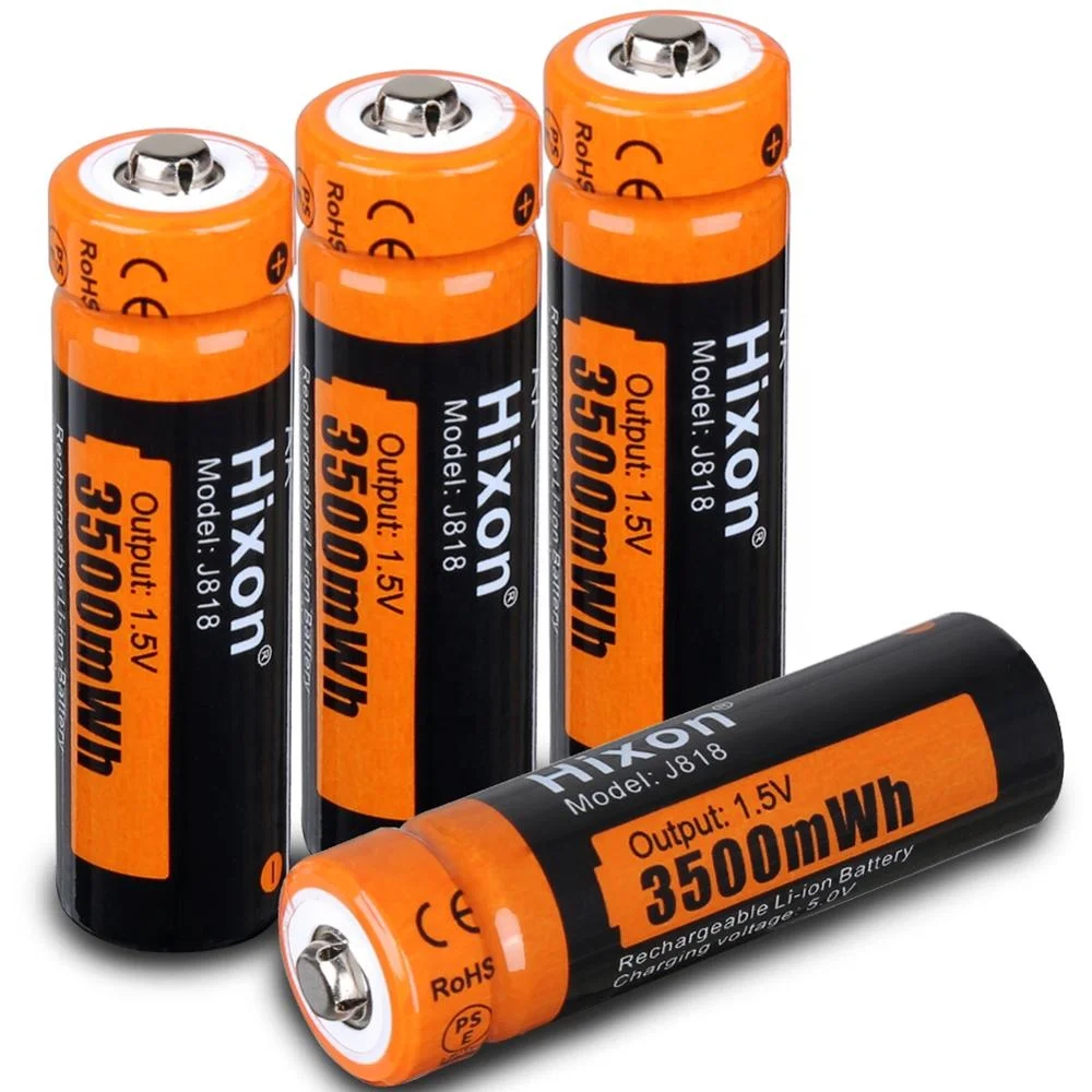 Hixon Fast Charge1.5v li-ion lithium AA 3500mAh rechargeable battery for MP3/Camera