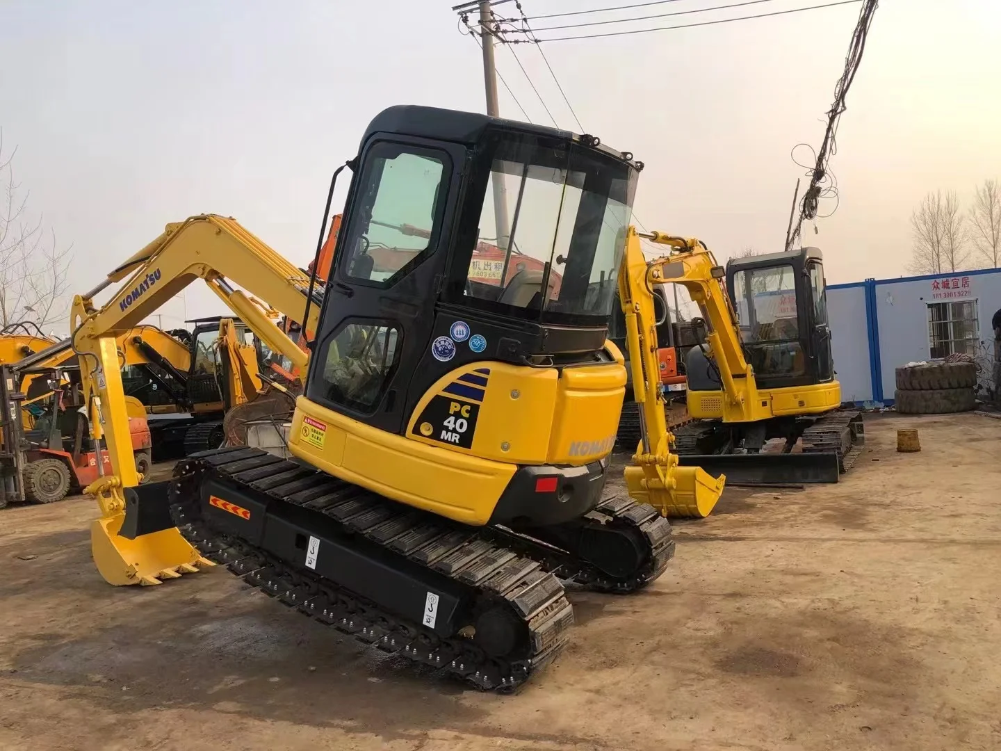 Mini Komatsu PC40 PC56 PC70 Hydraulic Excavator 1 Year Warranty Used Excavators Sale featuring Engine Motor Pump Gear Bearing