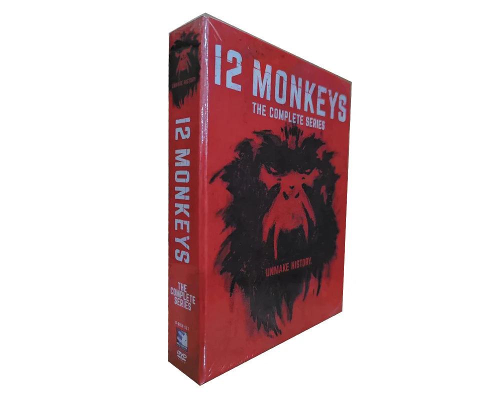 Коллекция фильмов dvd серия двенадцать обезьян 8DVD плёнки для печати дисков фабрика мультяшная драма