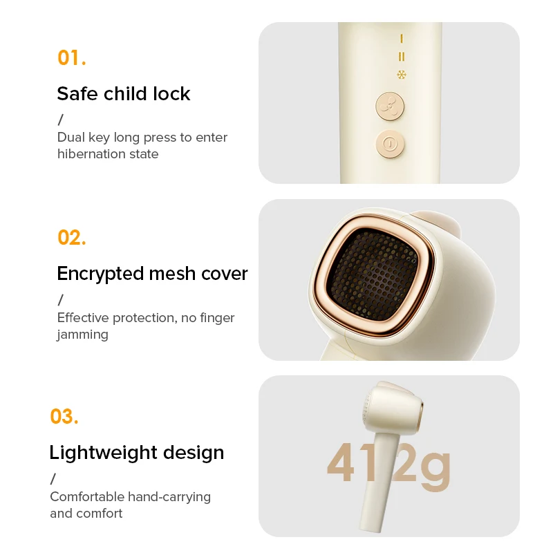 Wireless Rechargeable Cartoon Shape Baby Hair Dryer For Baby Butt Care