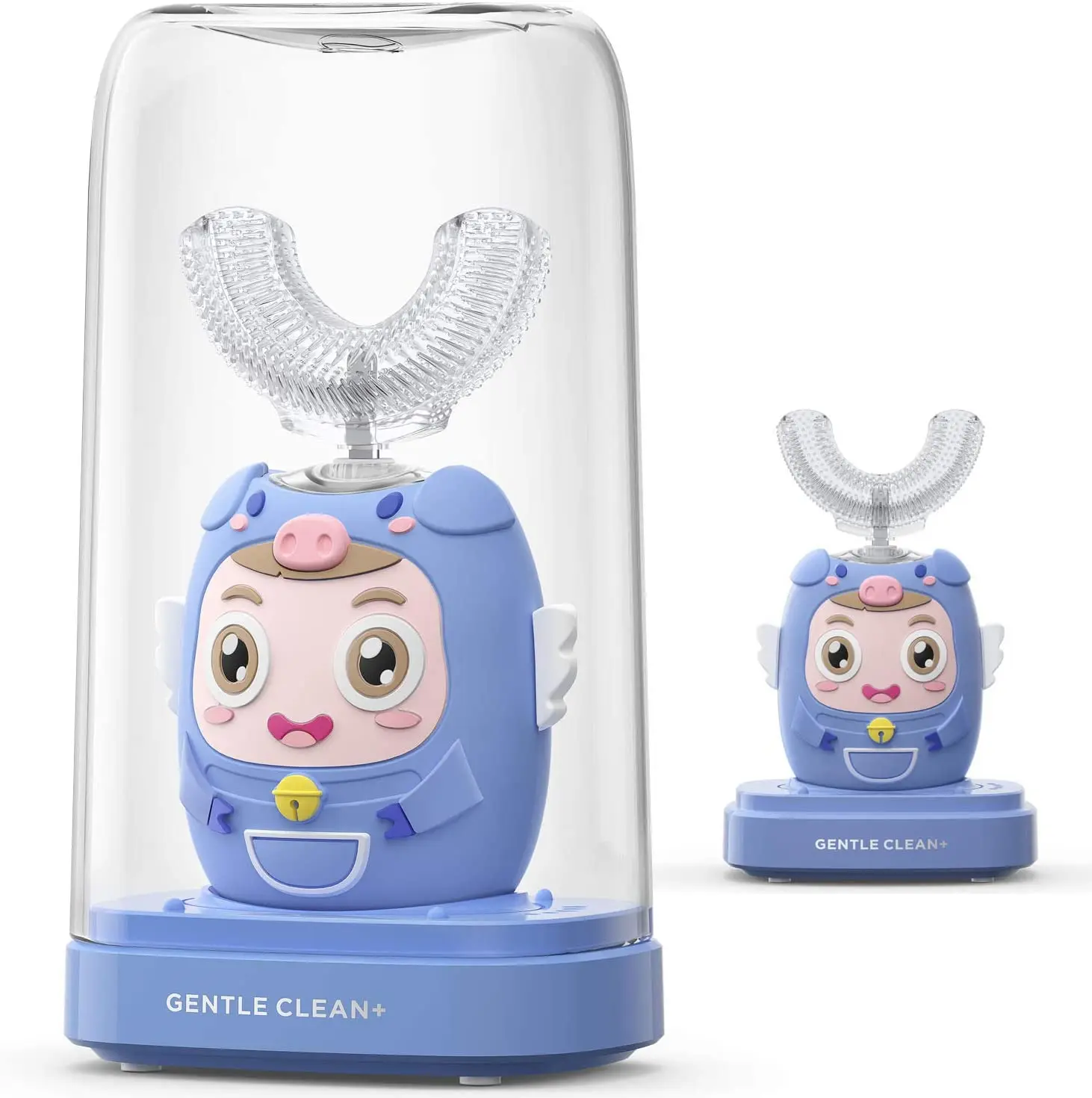 Comprehensive protection lovely children ushaped toothbrush ipx7 nano Portable  kids u-shaped toothbrush