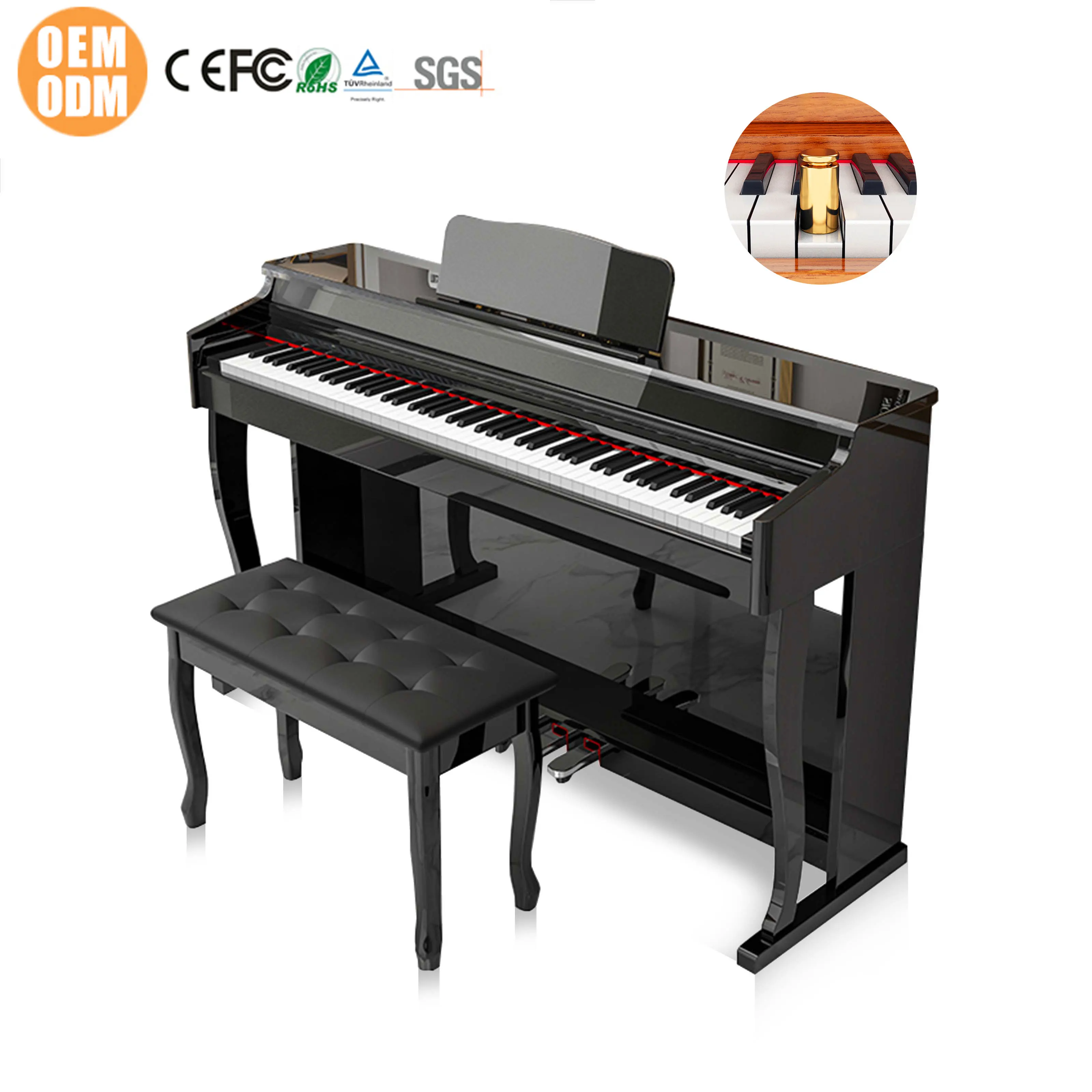 LeGemCharr цифровое пианино 88 клавиш profecional instrumentos musicales цена электрико