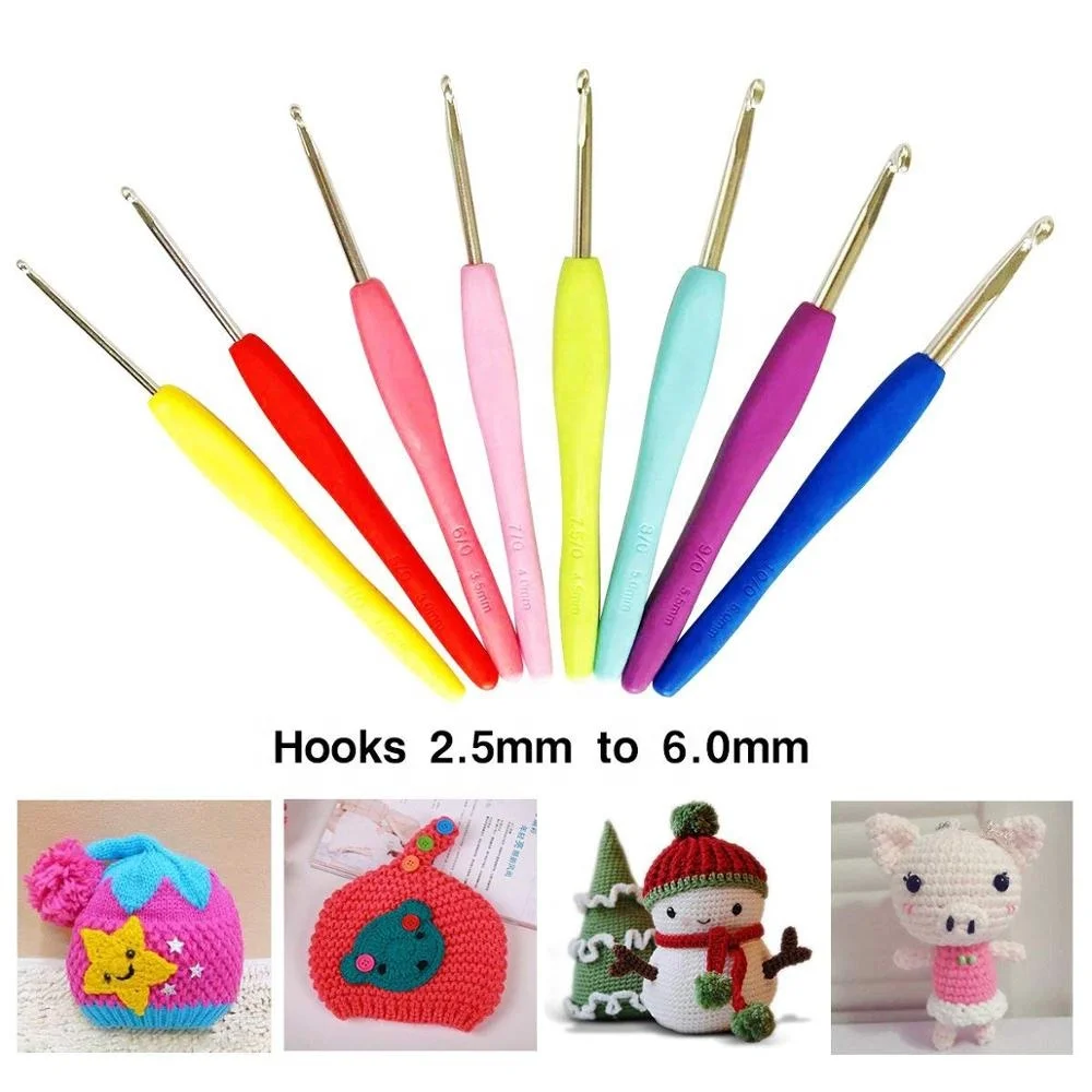 Hot Sale Crochet Hook Set Needles Stitches Knitting Craft Case Crochet Set