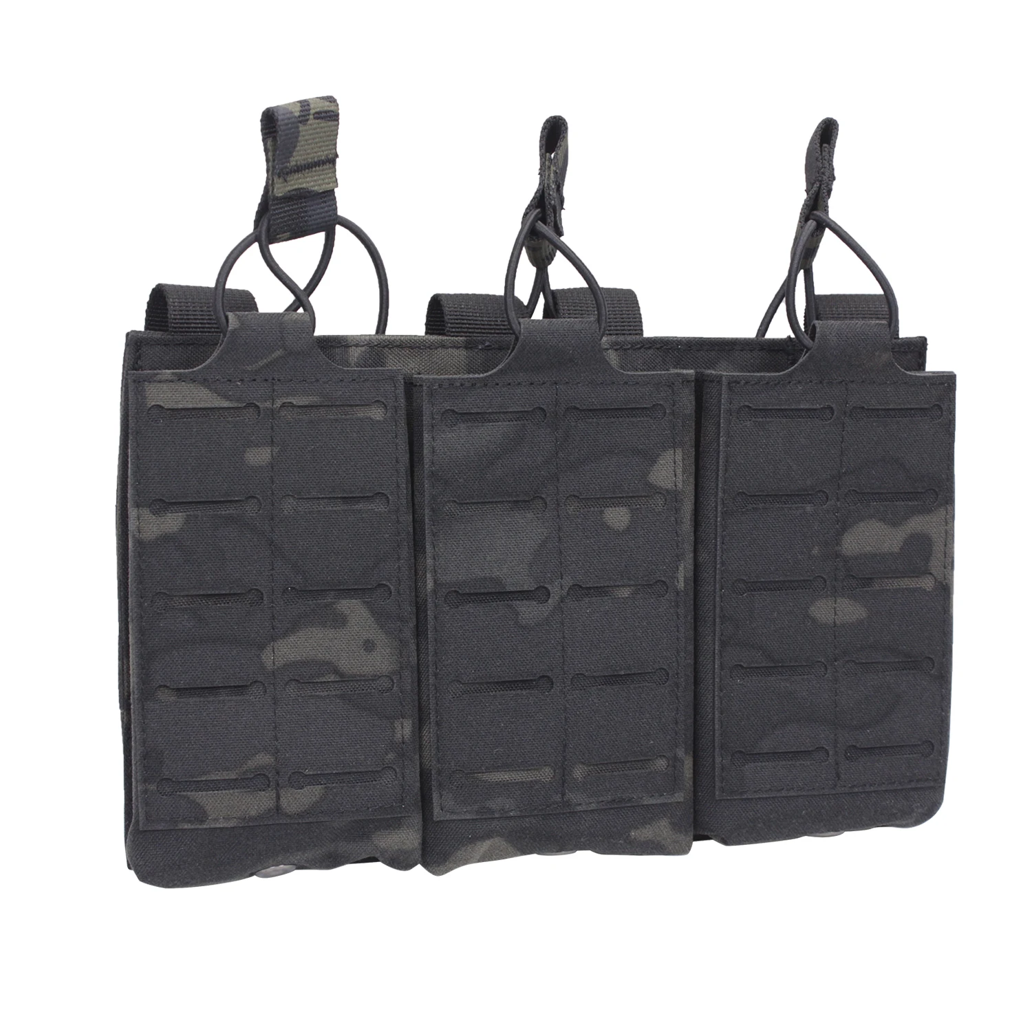 5.56 Triple Magazine Pouch Bags Pouch colors options for Tactical Vest Plate Carrier Chest rig Laser Cut Nylon