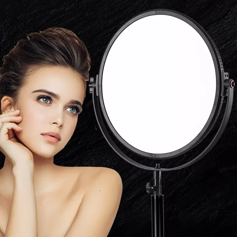 Tolifo High Power 200w Photo Studio Lighting Round Panel Led Soft Video Fill Light for Film Shooting