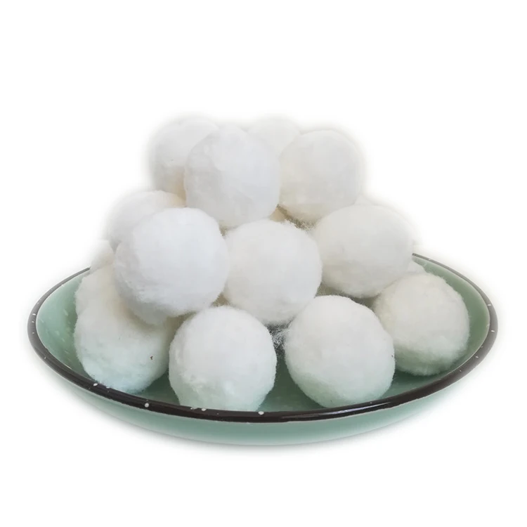Oilfield oil well wastewater purification adsorption fiber balls