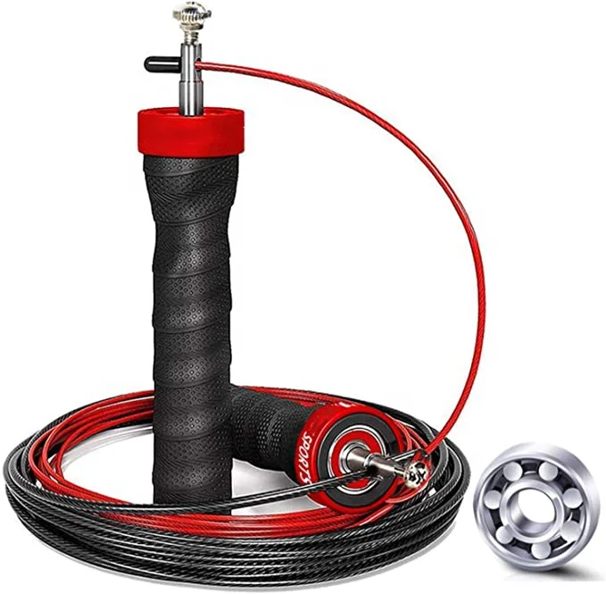 
Hybrid Ceramic Bearings speed jump rope home workout jump rope speed skipping rope 
