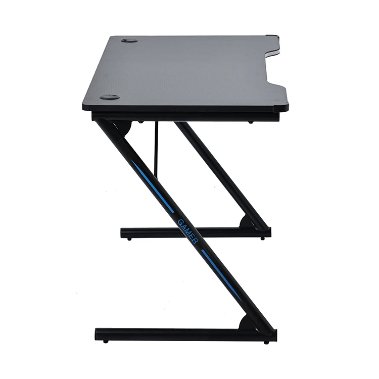 Hot Sale Gaming Setup Workstation Ergonomic Computer Office Desk Mesa Gamer Rgb Led Gaming Table PC Desk with Led Light