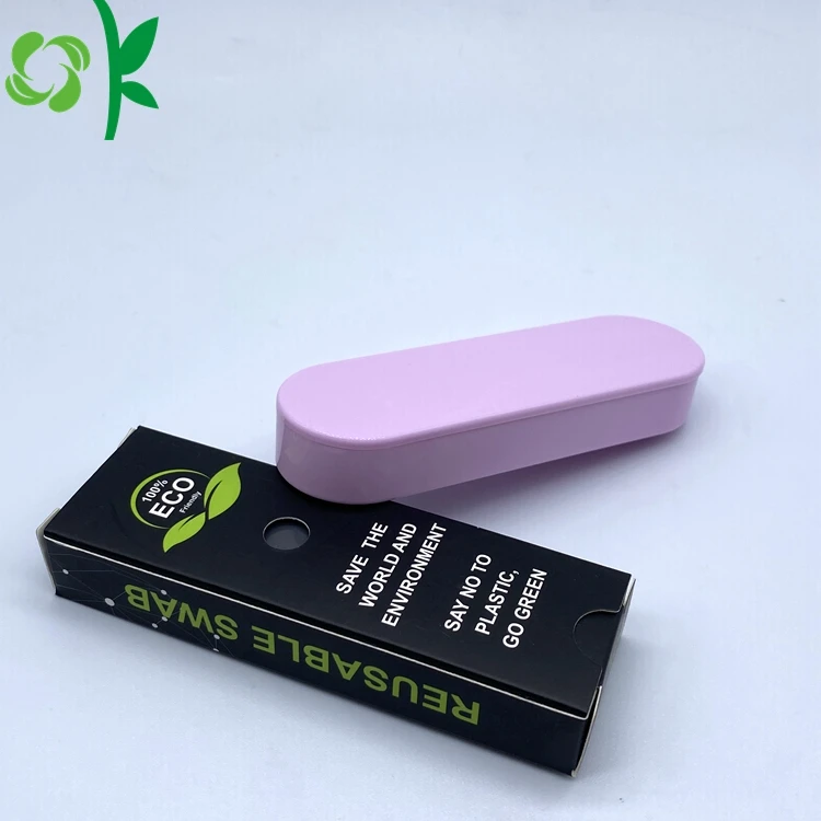  OKSILICONE экологически чистые многоразовые двухсторонние силиконовые ватные палочки для чистки макияжа и