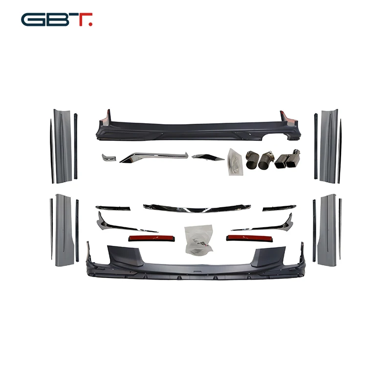 GBT Plastic for Alphard 30 series facelift conversion parts body kit for Alphard 2019 car bumper set lip upgrade to modellista