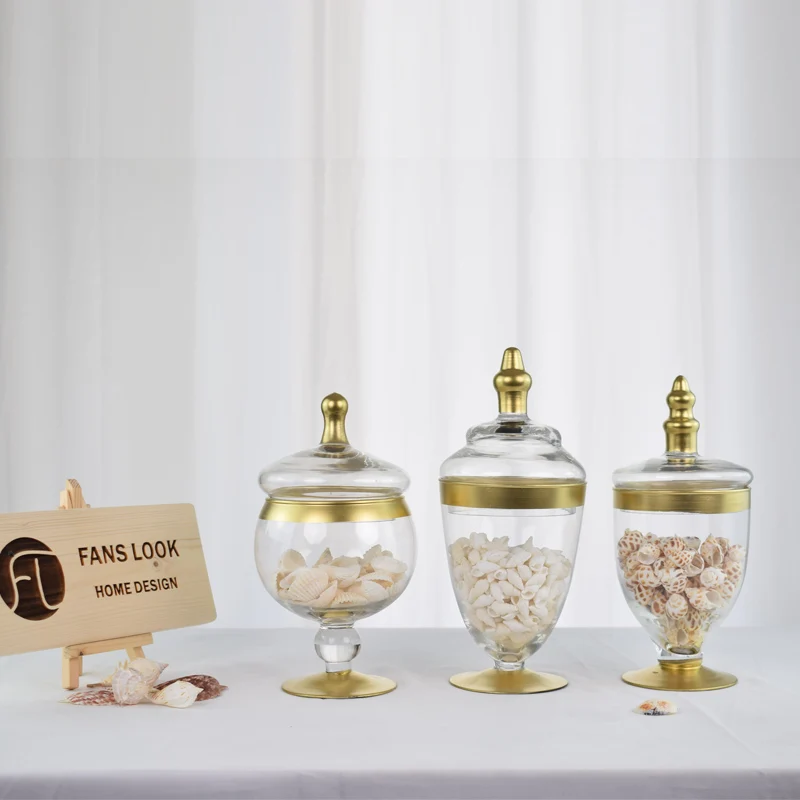 Amazon Sale Candy Bowl Clear Sugar Jar With Lid For Room Or Office