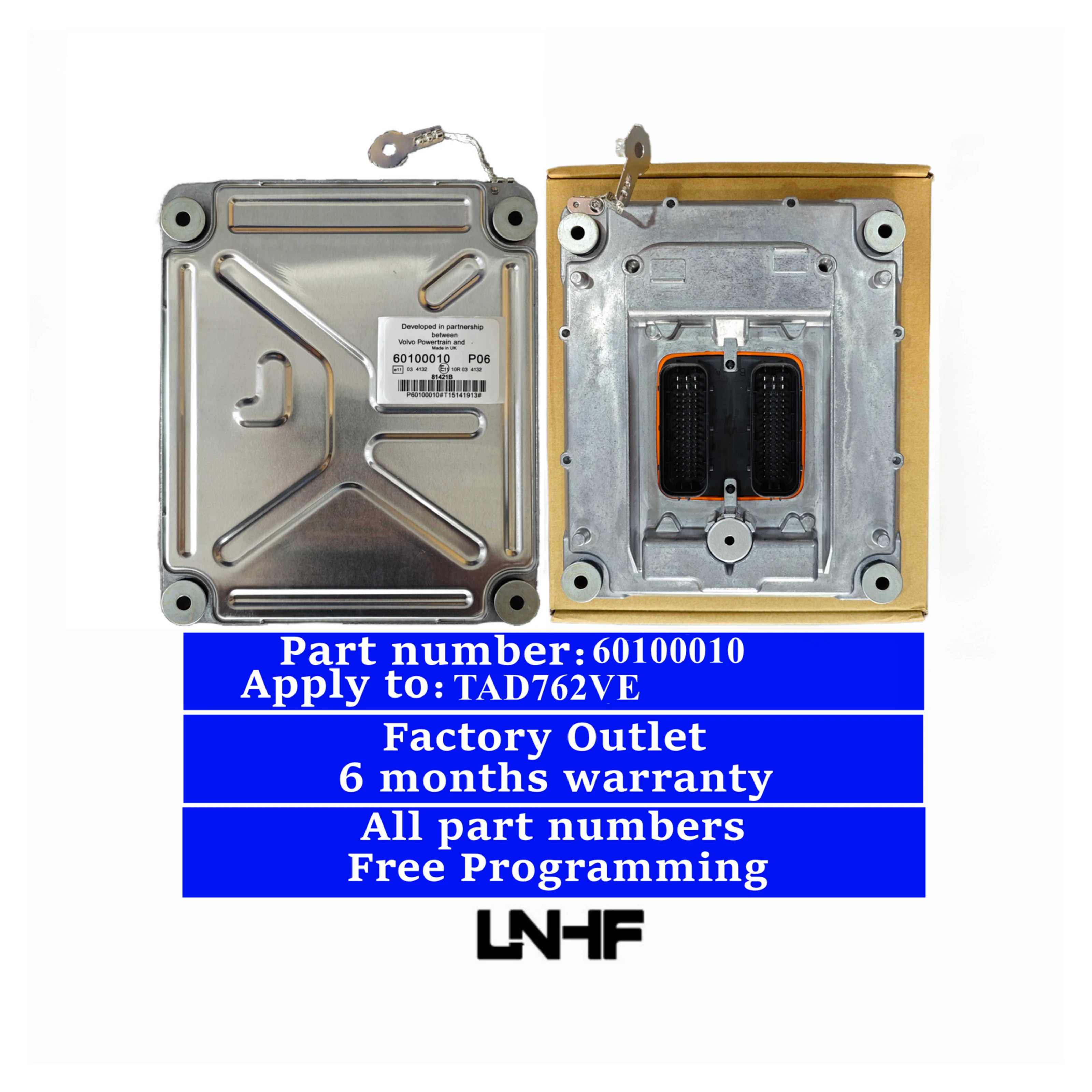 LNHF 60100010 ECU TAD762VE Engine Control Unit 60100010 programmed For marine Generator