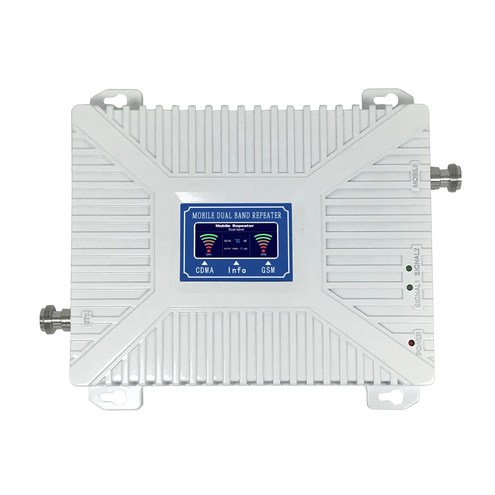 
850 900 МГц Мобильный Ретранслятор 2G CDMA GSM усилитель 70 дБ двухдиапазонный усилитель сигнала усилитель 