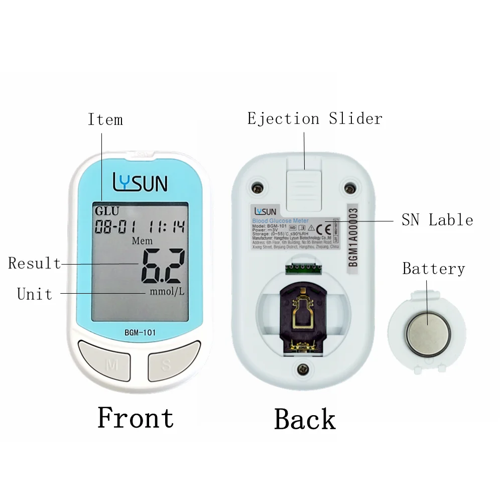 Medical blood glucose meter monitors glucometros diabeticos glucometers for diabetics