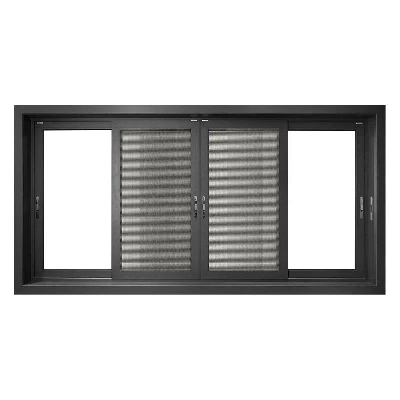 High Security Impact Casement Window Double Glazing Aluminum Frame Windows