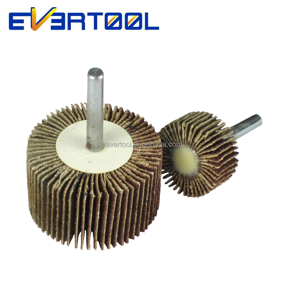 EVERTOOL Aluminum Oxide Abrasive Flap Discs T27 T29 Metal Polishing Flap Wheels Abrasive Mop