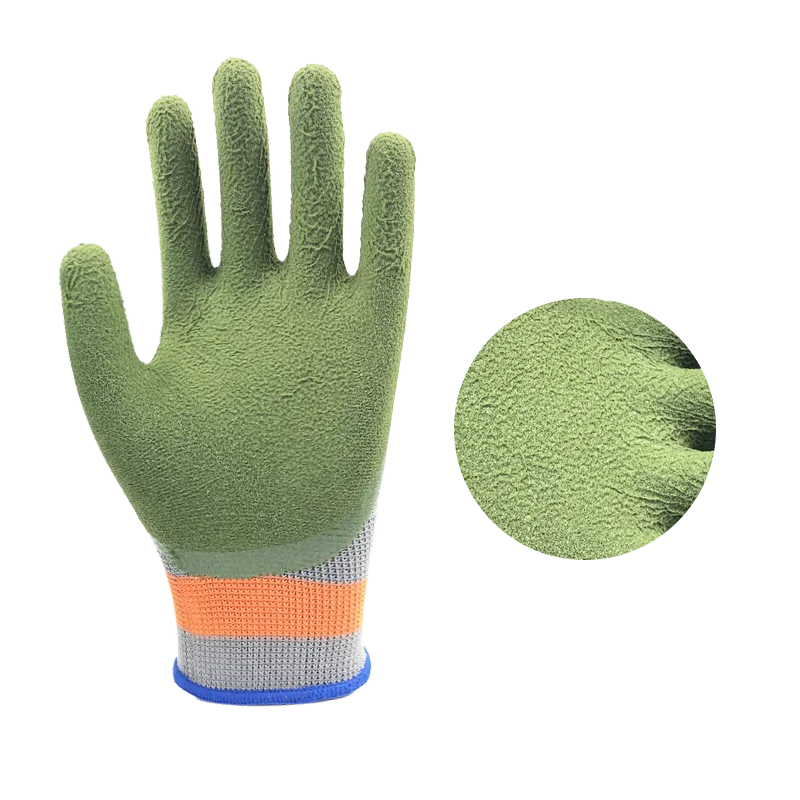 Manufacturer Custom Wholesale Work Latex Coated Gloves Cheap Safety Latex Gloves