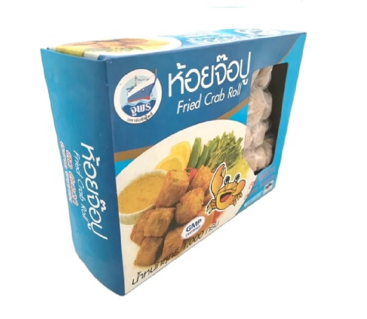 
The Best Premium Quality Roll Fried Crab Seafood Snacks from Thailand 