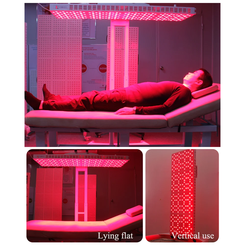 Ideatherapy hortizonal Установите светильник инфракрасная терапия для всего тела 660nm 850nm ИК красный свет дома и