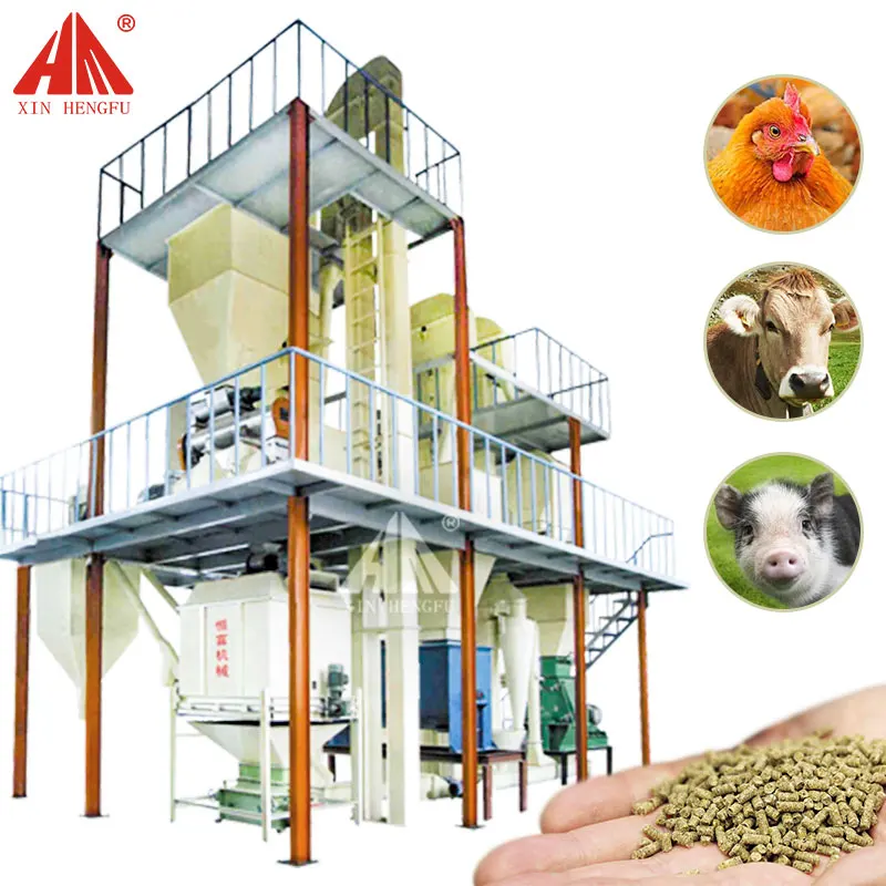 China xinhengfu 29 years factory produce good animal feed pellet production line