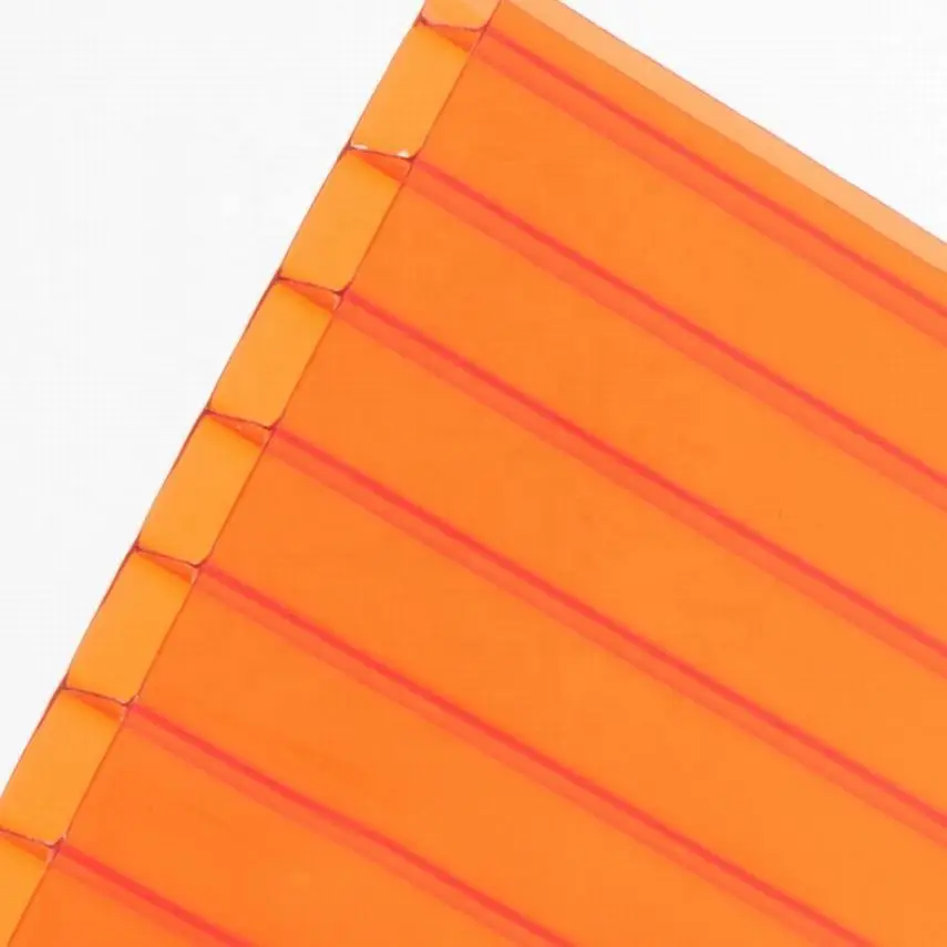 building construction material plastic roofing 8mm pc hollow sheet