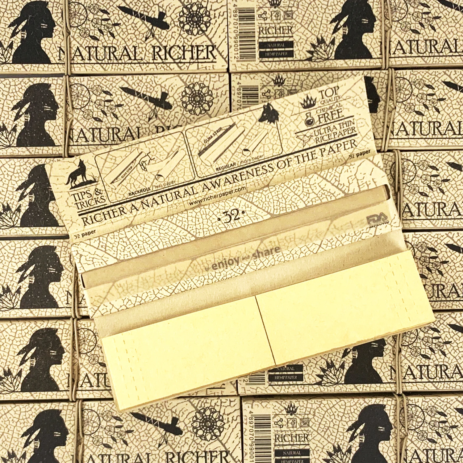 Best Smoking Paper Roll King Size Custom Unbleached And Rice Smoking Rolling Paper